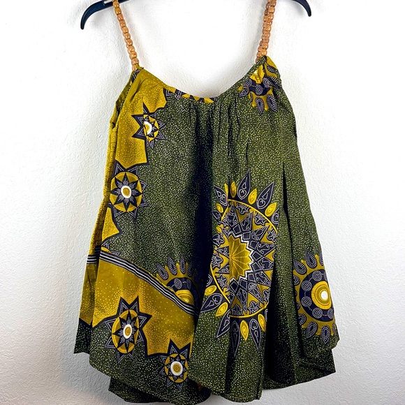 African hand made beaded top - Picture 2 of 5